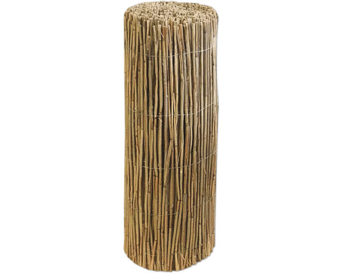 Rapidolehm Schilfrohrmatte 70-stängelig 10,5 m x 1,8 m Rolle = ca. 19 m² Rollzaun aus Schilfrohr als Sichtschutz für den Garten