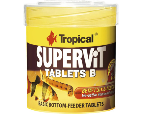 Futtertabletten Tropical Supervit Tablets B 50 ml
