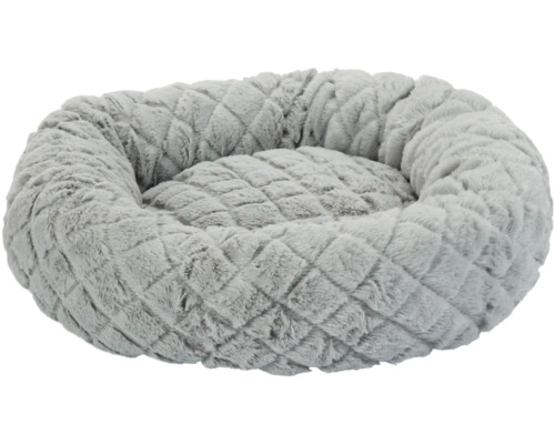 Ovales Tierbett mit gesteppter Oberfläche