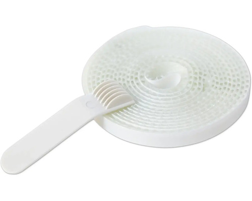 Befestigungsband für Aluminium/Fiberglas-Gewebe 2,5 m Klettbandrolle mit Applikator zur Befestigung