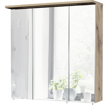 Spiegelschrank mit drei Türen und Ablagefläche