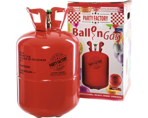 Partygas Ballongas Helium für 50 Ballons