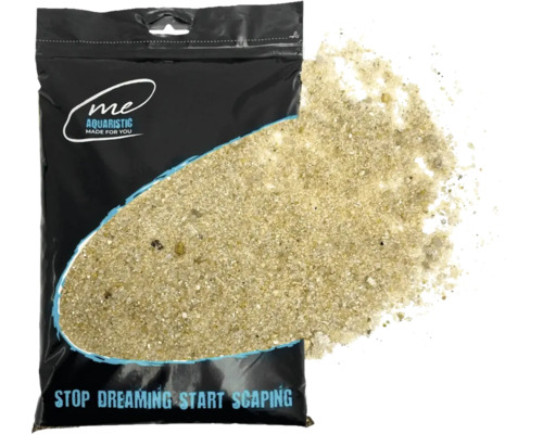 Aquariumsand Me Nature Me Nature Artic Sand, 0,1 - 4 mm 3 kg Aquascaping, Biotop Aquarium