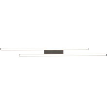 LED-Wandleuchte mit rechteckiger Abdeckung
