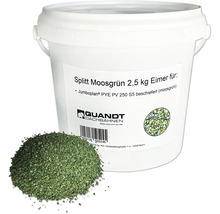 Moosgrüner Splitt in einem 2,5 kg Eimer für Jumboplan PYE PV 250 S5
