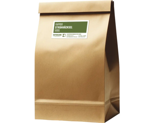 Rapido Strohhäcksel 500 g Packung Strohhäcksel, 500 Gramm, zur Verwendung im Garten- und Landschaftsbau