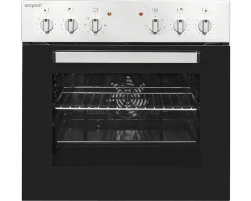 Exquisit Einbaubackofen mit Drehreglern und Innenraumbeleuchtung