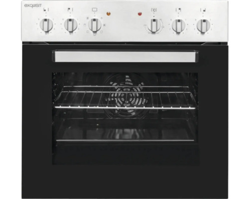Exquisit Elektro Einbaubackofen mit Grillfunktion und Innenbeleuchtung