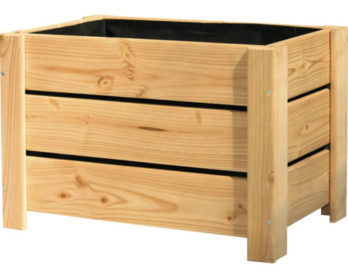 Holzpflanzkasten mit Einsatz