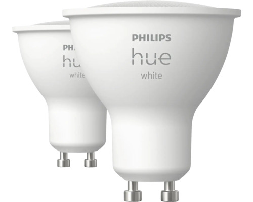 Philips hue W Spot dimmbar GU10/4,2W white 2 Stück
