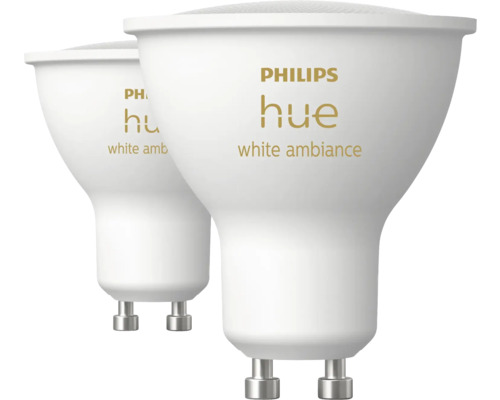 Philips hue WA Spot dimmbar GU10/4,2W white & Color 2 Stück