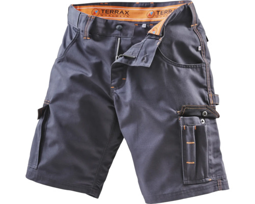 Terrax Workwear Short schwarz/orange Gr. 50