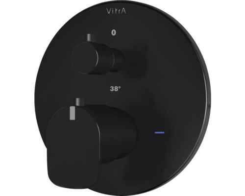VitrA Unterputz Thermostat Dusche ROOT ROUND schwarz matt ohne Unterputzgrundkörper A4269536EXP
