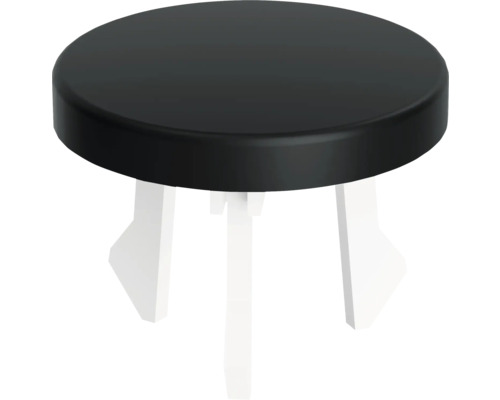 Runder Möbelgleiter mit drei Befestigungsstiften