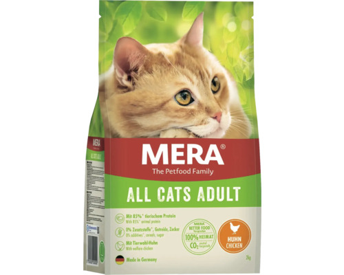 Katzenfutter trocken Mera All Cats Adult Huhn 2 kg