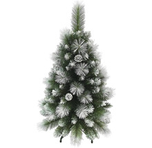 Schneebedeckter künstlicher Weihnachtsbaum für den Innenbereich