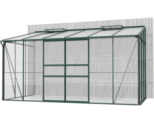 Gewächshaus mit Rahmen und Fenstern