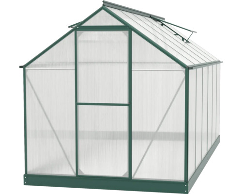 Gewächshaus mit Rahmen und transparenten Wänden