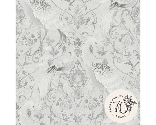 Laura Ashley Tapete mit Vogel- und Blumenmuster