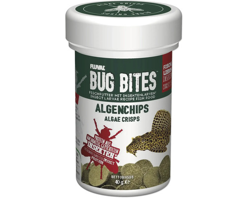 Trockenfutter Aquarium Fluval Bug Bites Algae Wafers 100 ml Algenchips mit hohem Insektenanteil Trockenfutter Aquarium Fluval Bug Bites Algae Wafers 100 ml Algenchips mit hohem Insektenanteil