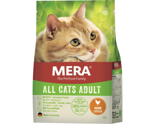 Katzenfutter trocken Mera All Cats Adult Huhn 400 g