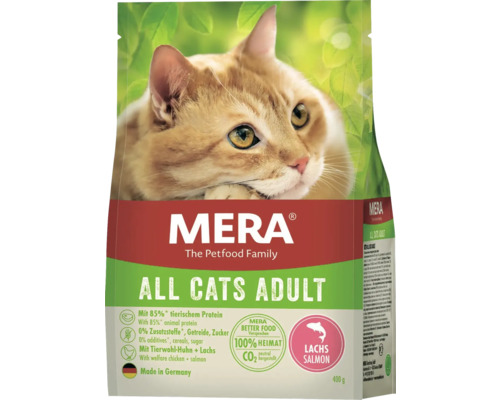 Katzenfutter trocken Mera All Cats Adult Lachs 400 g