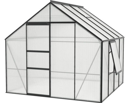 Gewächshaus mit Fenster und Tür