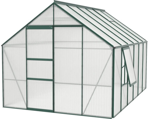 Gewächshaus mit Tür und Fenster