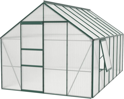 Gewächshaus mit Tür und Fenster