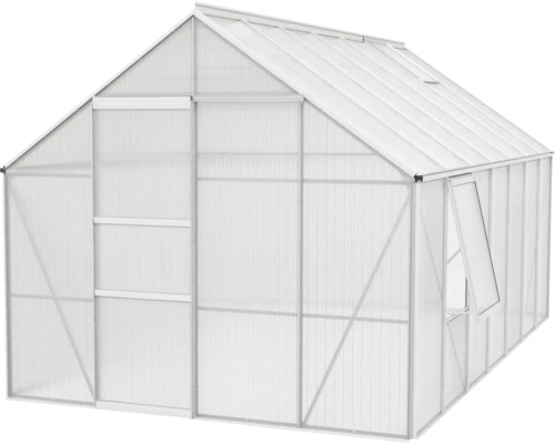 Gewächshaus mit Tür und Fenster