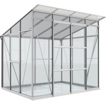 Gewächshaus Vitavia Playa 5900 Einscheibensicherheitsglas/ Hohlkammerplatten 258x229,4 cm Aluminium