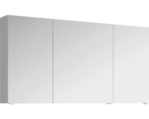 Jungborn Spiegelschrank VENTITRE 140 x 17 x 70,3 cm weiß glanz 3-türig J850.091450 Dreitüriger Spiegelschrank für das Badezimmer