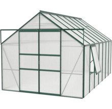 Gewächshaus mit Polycarbonatplatten und Stahlrahmen
