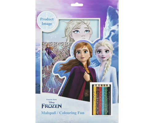 Malspaß Frozen 2 Stickerblätter 6 Buntstifte