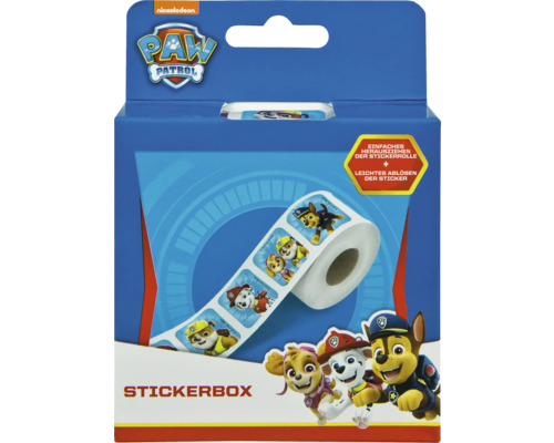 Stickerbox PawPatrol 200 Sticker in Spenderbox