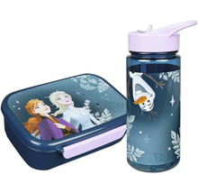 Brotdose und Trinkflasche mit Frozen Motiven