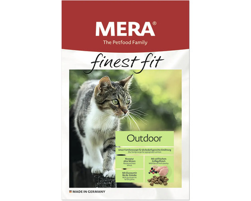 Katzenfutter trocken Mera Finest Fit Adult Outdoor 400 g