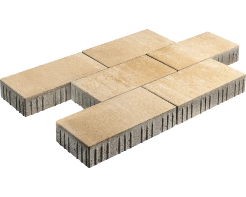 Rechteckiges Pflastersteinelement aus Beton