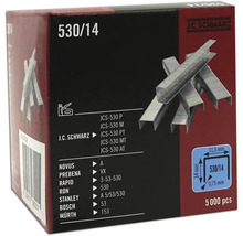 Verpackungseinheit J.C. Schwarz Heftklammern Typ 530/14 mit 5000 Stück