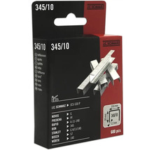 J.C. Schwarz Heftklammern Typ 345/10, Packung mit 600 Stück