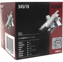 Verpackungseinheit J.C. Schwarz Klammern Typ 345/10, 5000 Stück