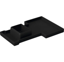 Endkappe für Montageschiene von PV-Modulen 70x37 mm Kunststoff schwarz-thumb-0