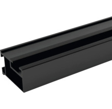 Montageschiene für PV-Module Aluminium schwarz eloxiert 50x31 mm Länge 1200 mm-thumb-0