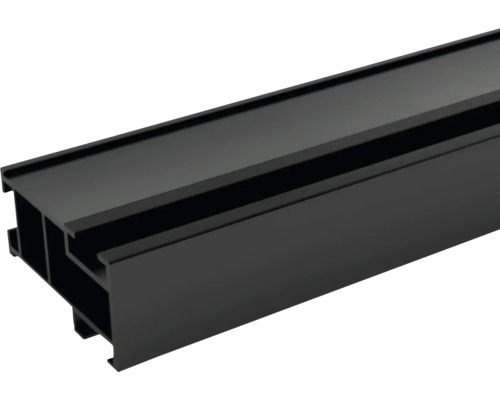 Montageschiene für PV-Module Aluminium schwarz eloxiert 70x37 mm Länge 1200 mm
