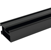 Montageschiene für PV-Module Aluminium schwarz eloxiert 50x31 mm Länge 2400 mm-thumb-0