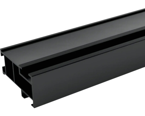 Montageschiene für PV-Module Aluminium schwarz eloxiert 70x37 mm Länge 3650 mm-0