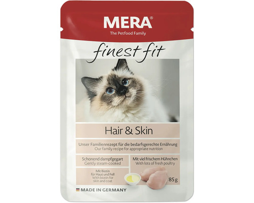 Katzenfutter nass Mera Finest Fit Hair & Skin 85 g
