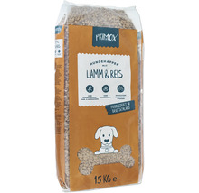 Verpackung Hunde-Trockenfutter mit Lamm und Reis, 15 Kilogramm
