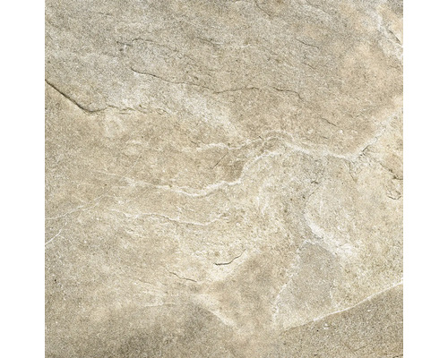 FLAIRSTONE Feinsteinzeug Terrassenplatte City Wave beige rektifizierte Kante 60 cm x 60 cm x 2 cm