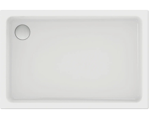 Roca Italia Duschwanne 80x80x4 Cm, Weiß – Quadratische Porzellan-Duschtasse Mit 8 Cm Höhe, Für Barrierearme Duschen | Modell A3740HM000